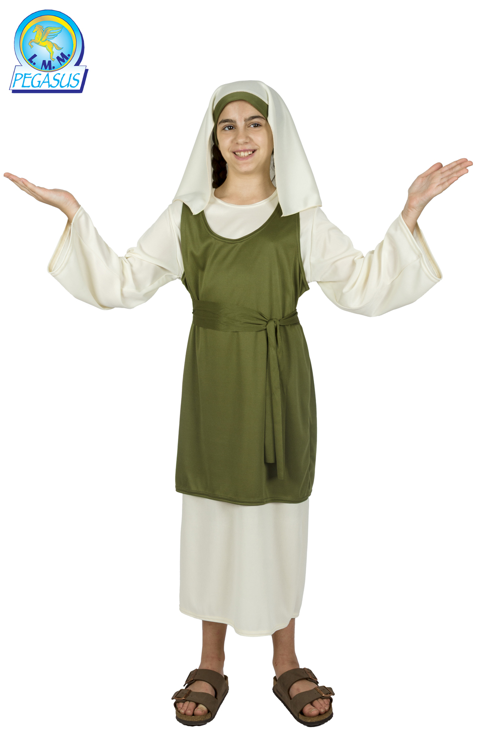 PASTORELLA DEL PRESEPE VERDE BAMBINA